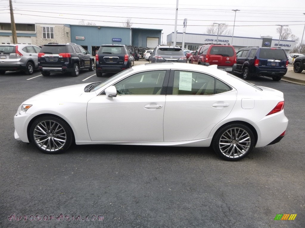 2014 IS 250 F Sport AWD - Ultra White / Parchment photo #7