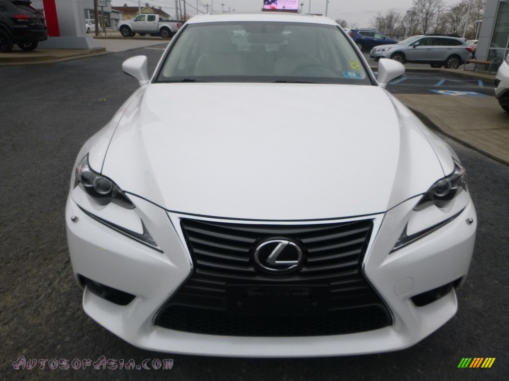 2014 IS 250 F Sport AWD - Ultra White / Parchment photo #9