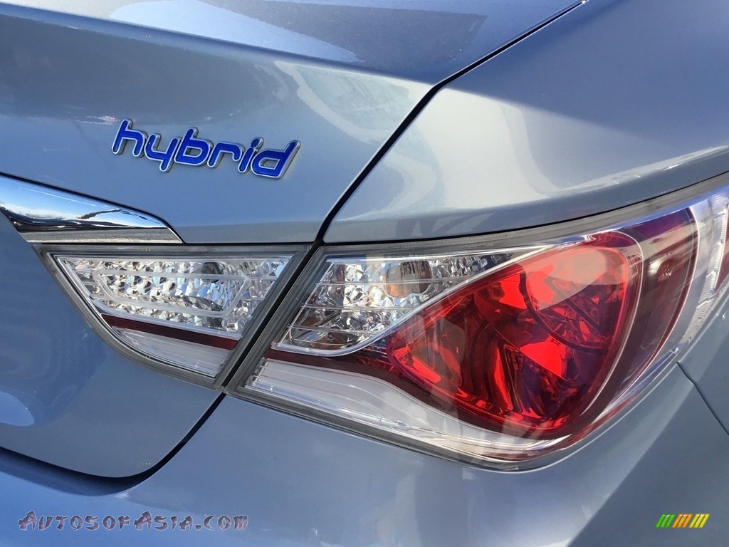 2011 Sonata Hybrid - Silver Frost Metallic / Gray photo #21