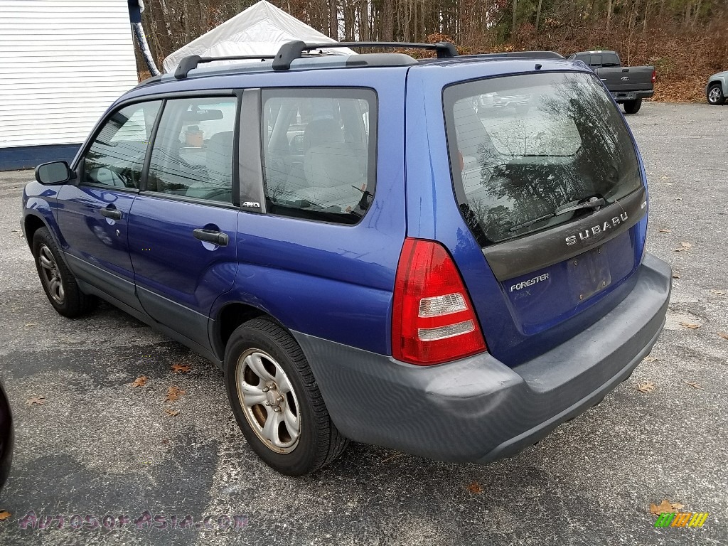 2003 Forester 2.5 X - Pacifica Blue Metallic / Gray photo #2