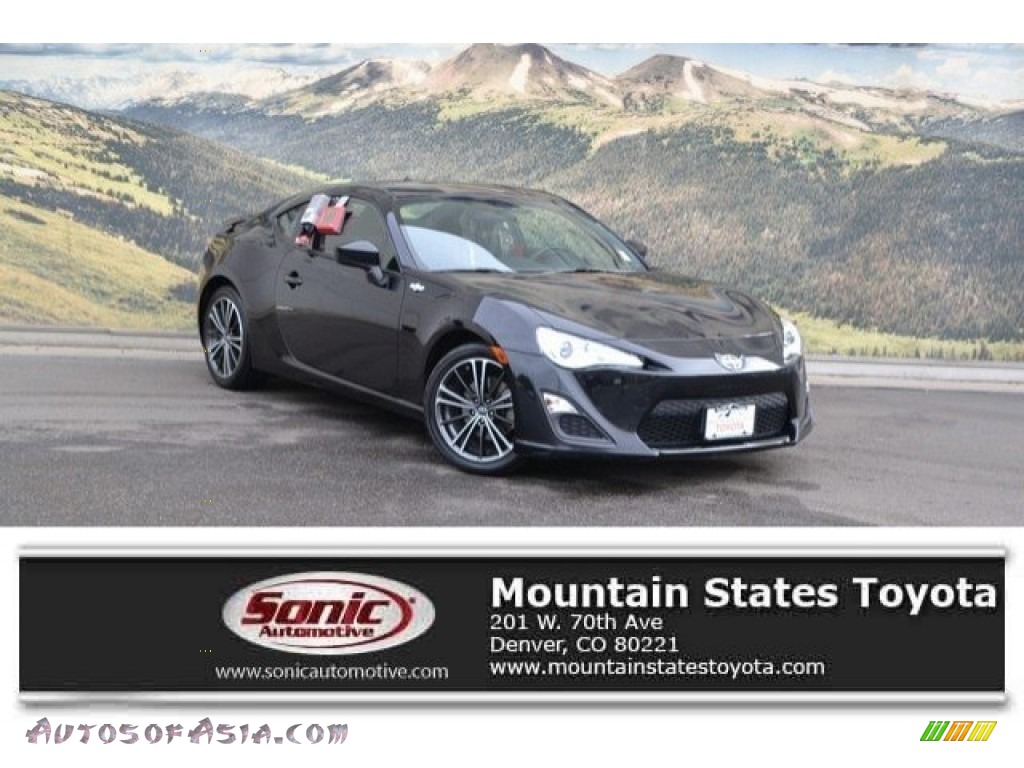 2013 FR-S Sport Coupe - Raven Black / Black/Red Accents photo #1