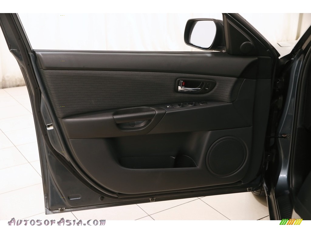 2009 MAZDA3 i Sport Sedan - Metropolitan Gray Mica / Black photo #4