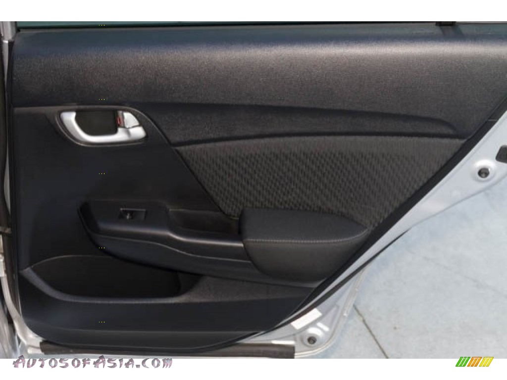 2015 Civic EX Sedan - Alabaster Silver Metallic / Black photo #25
