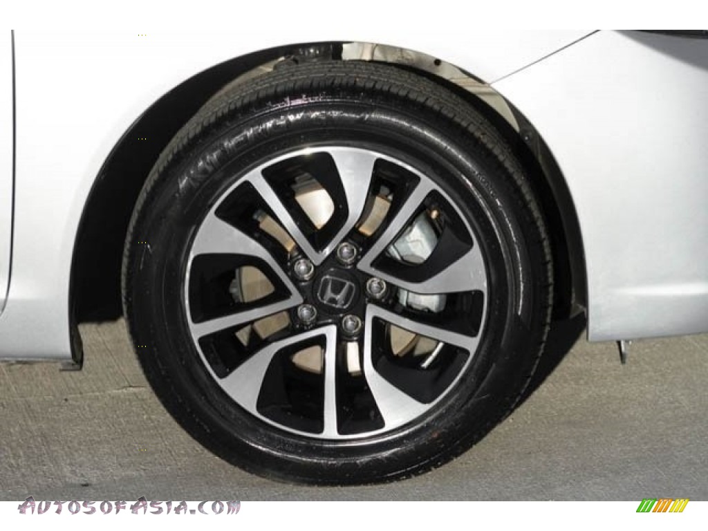 2015 Civic EX Sedan - Alabaster Silver Metallic / Black photo #29