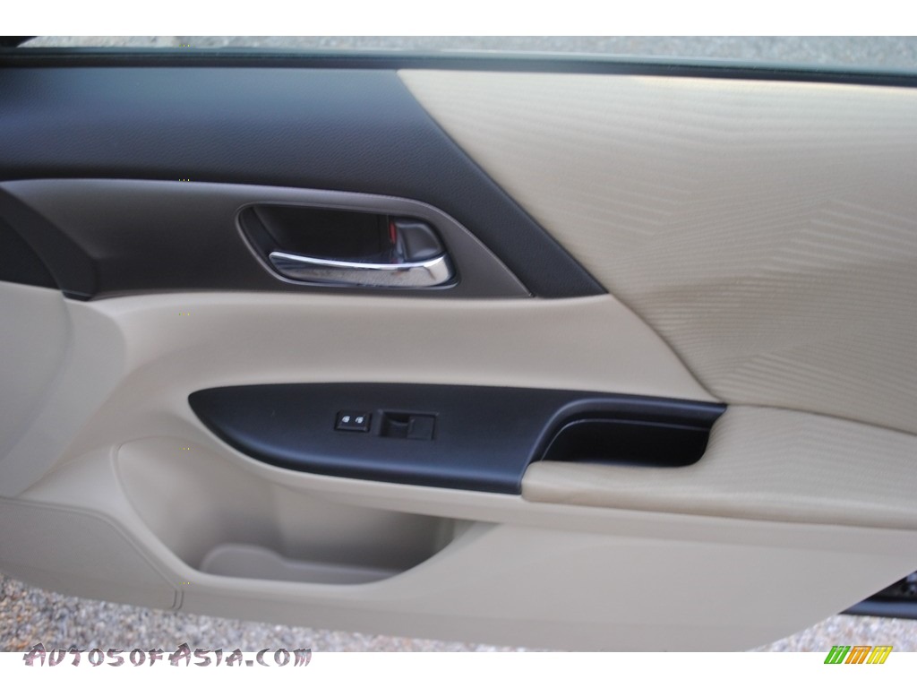 2014 Accord LX Sedan - Crystal Black Pearl / Ivory photo #25