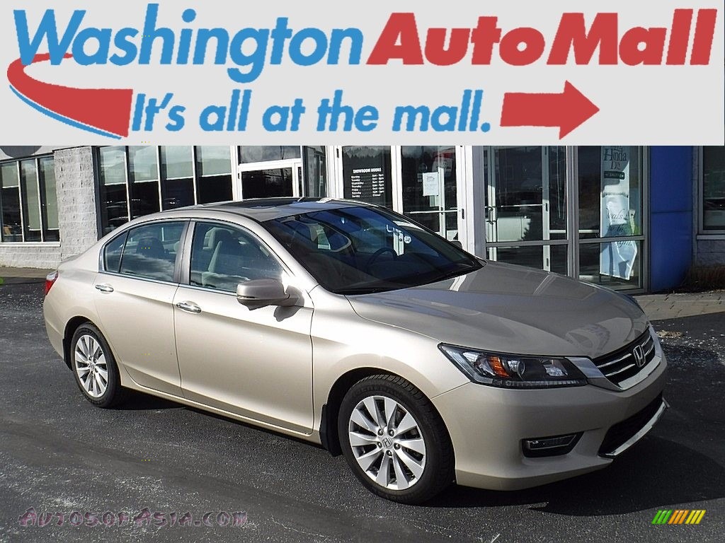 2013 Accord EX Sedan - Champagne Frost Pearl / Ivory photo #1