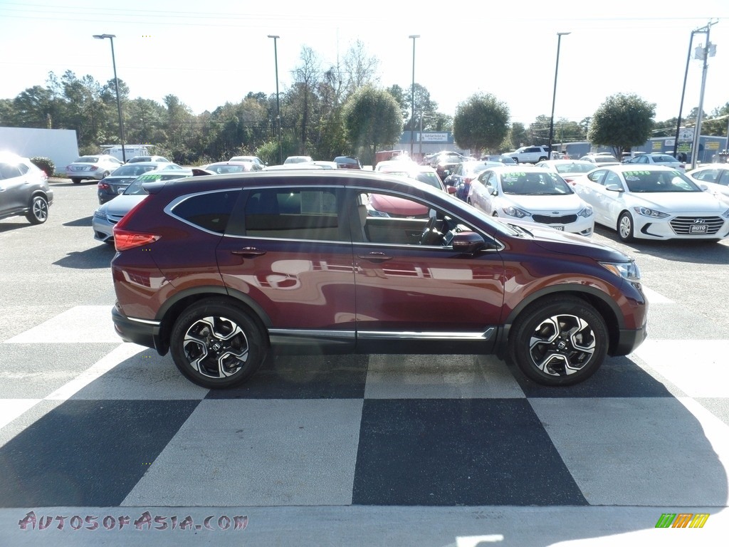 2017 CR-V Touring - Basque Red Pearl II / Gray photo #3