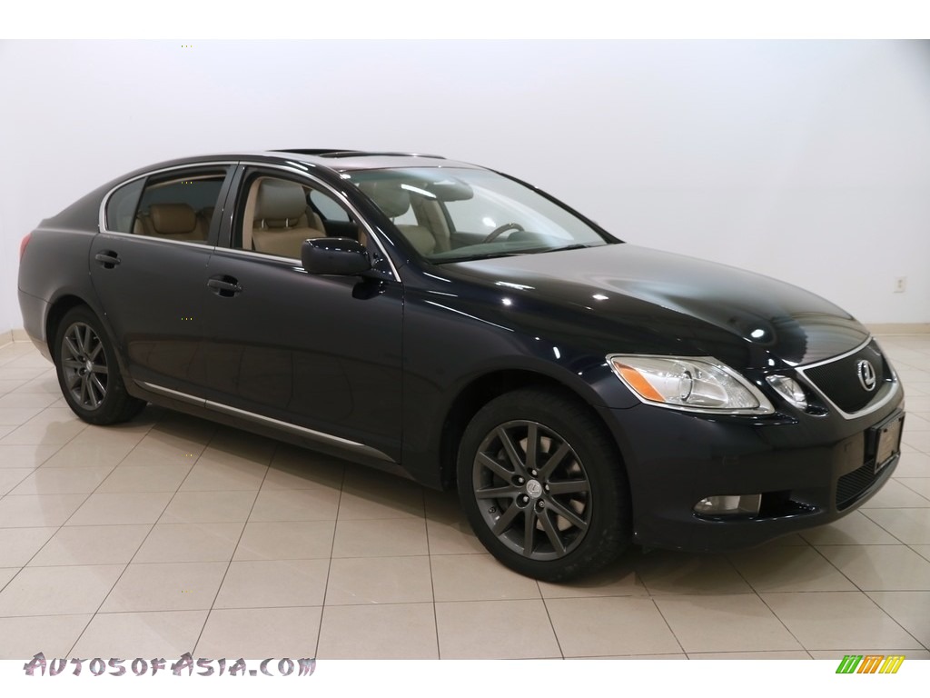 Black Sapphire Pearl / Cashmere Lexus GS 350 AWD