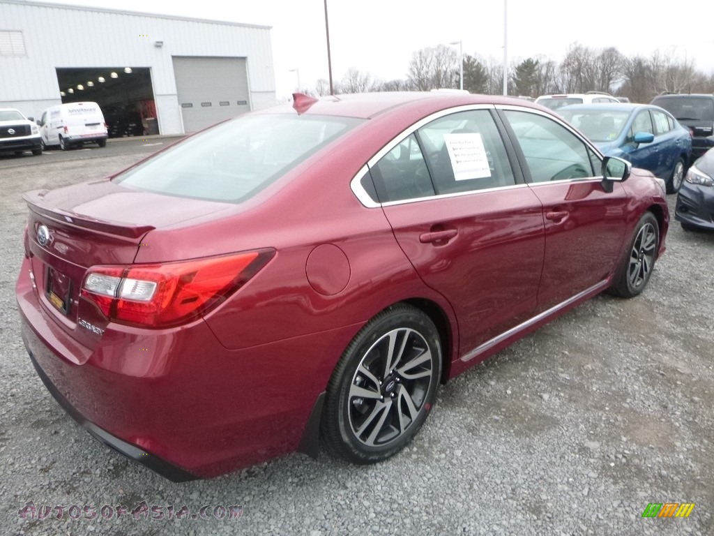 2018 Legacy 2.5i Sport - Crimson Red Pearl / Two-Tone Gray photo #4