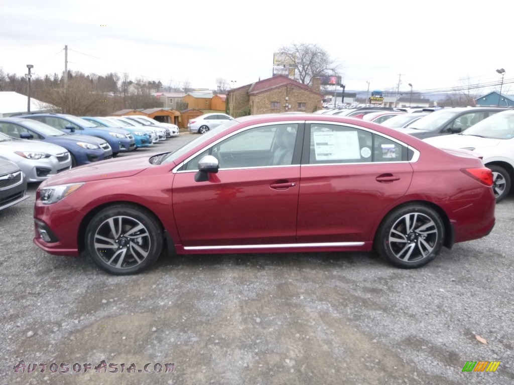 2018 Legacy 2.5i Sport - Crimson Red Pearl / Two-Tone Gray photo #7