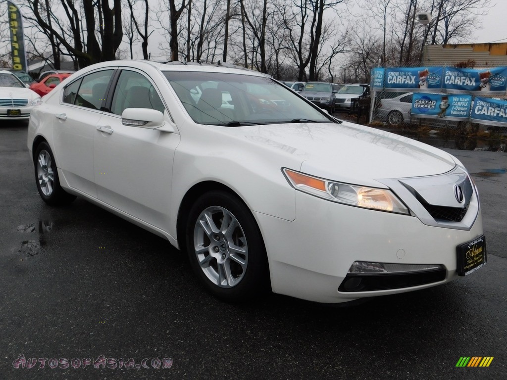 White Diamond Pearl / Parchment Acura TL 3.5 Technology