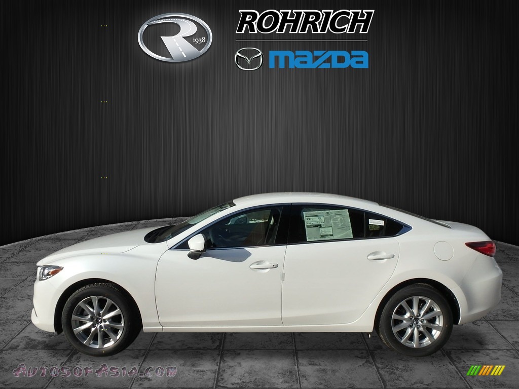 2017 Mazda6 Sport - Snowflake White Pearl Mica / Black photo #3