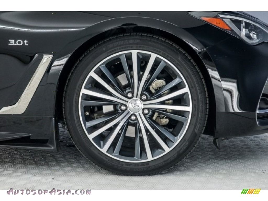 2017 Q60 3.0t Premium Coupe - Midnight Black / Graphite photo #8