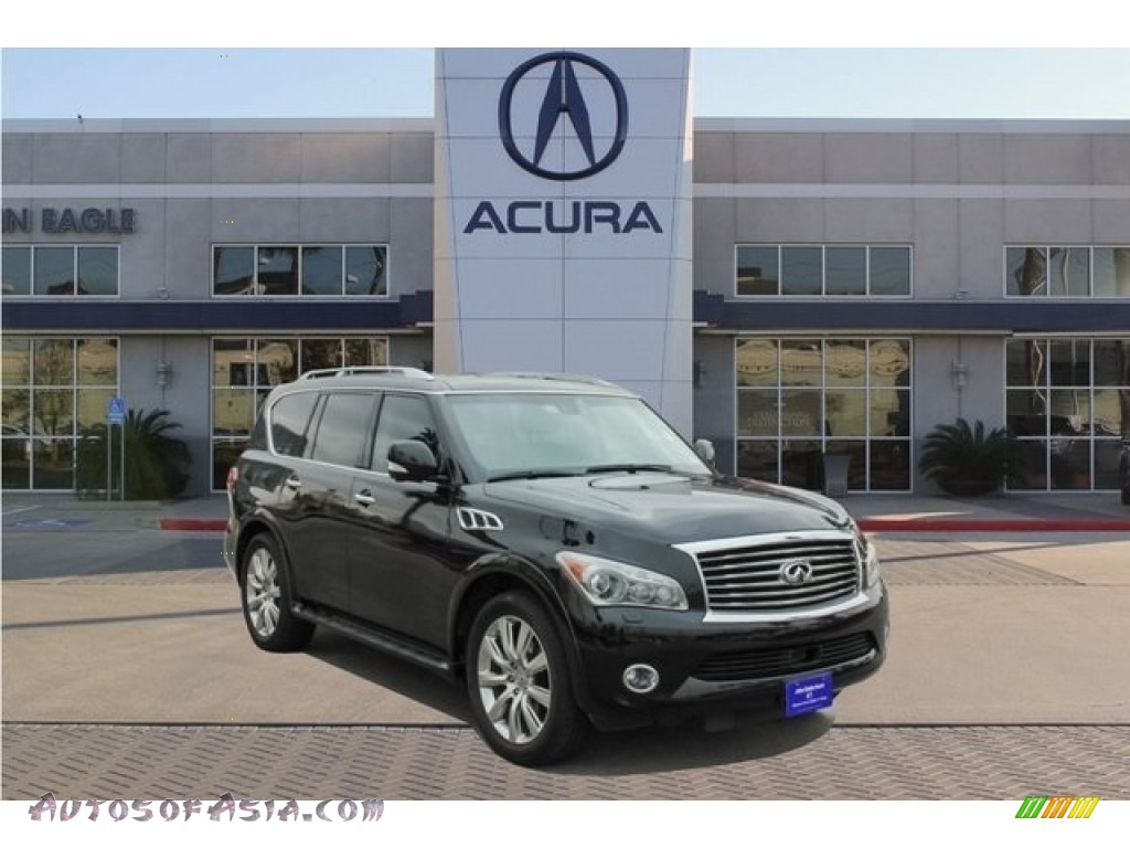 Black Obsidian / Graphite Infiniti QX 56