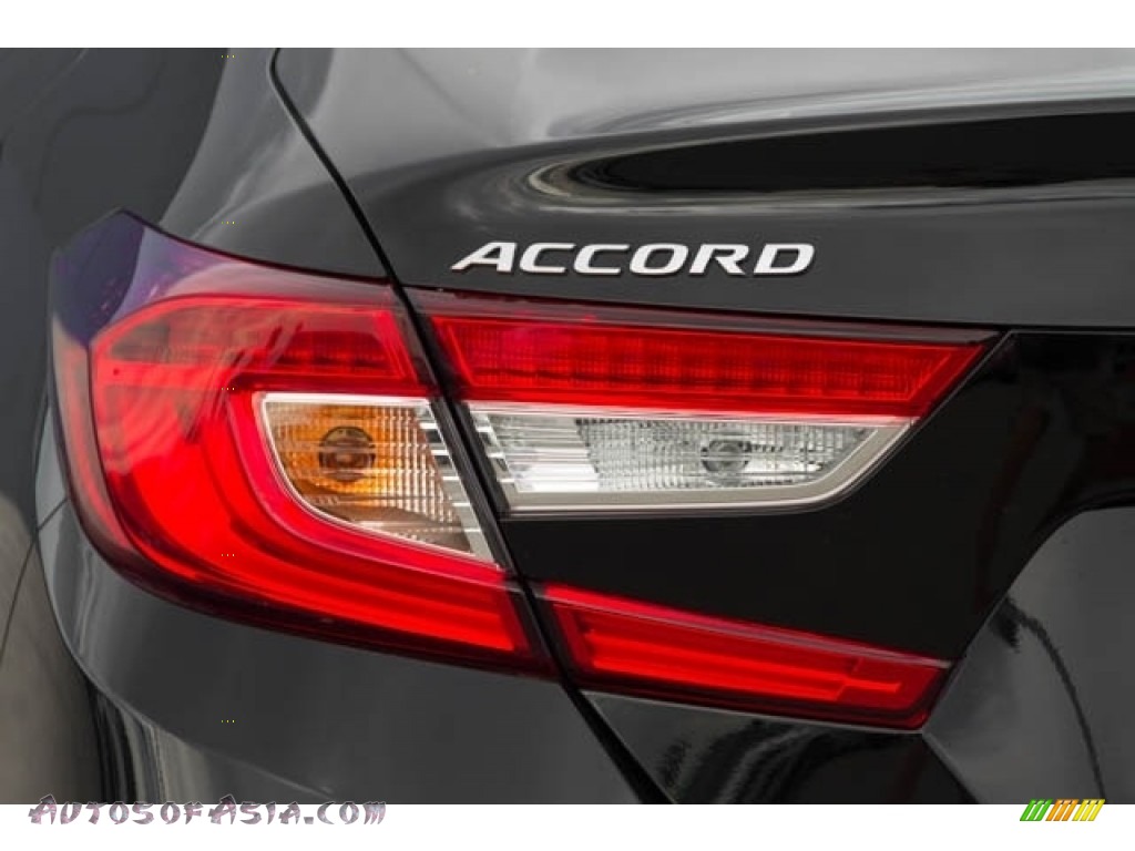 2018 Accord EX-L Sedan - Crystal Black Pearl / Black photo #3
