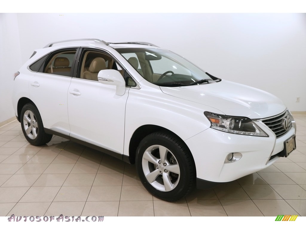 Starfire White Pearl / Parchment/Espresso Birds Eye Maple Lexus RX 350 AWD