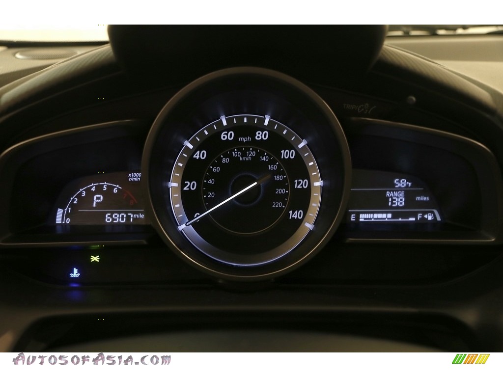 2017 CX-3 Touring AWD - Deep Crystal Blue Mica / Black photo #10