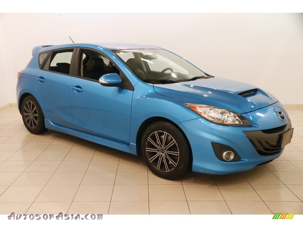 Celestial Blue Mica / Black/Red Mazda MAZDA3 MAZDASPEED3 Sport 5 Door