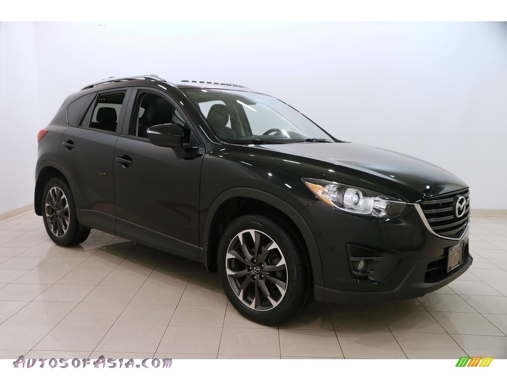 Jet Black Mica / Black Mazda CX-5 Grand Touring AWD