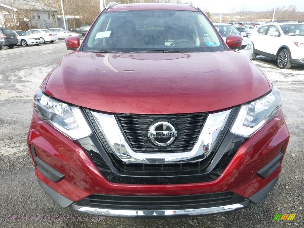 2018 Rogue SV AWD - Scarlet Ember / Charcoal photo #9