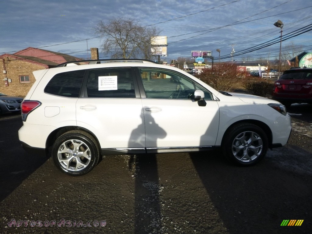 2018 Forester 2.5i Touring - Crystal White Pearl / Black photo #3