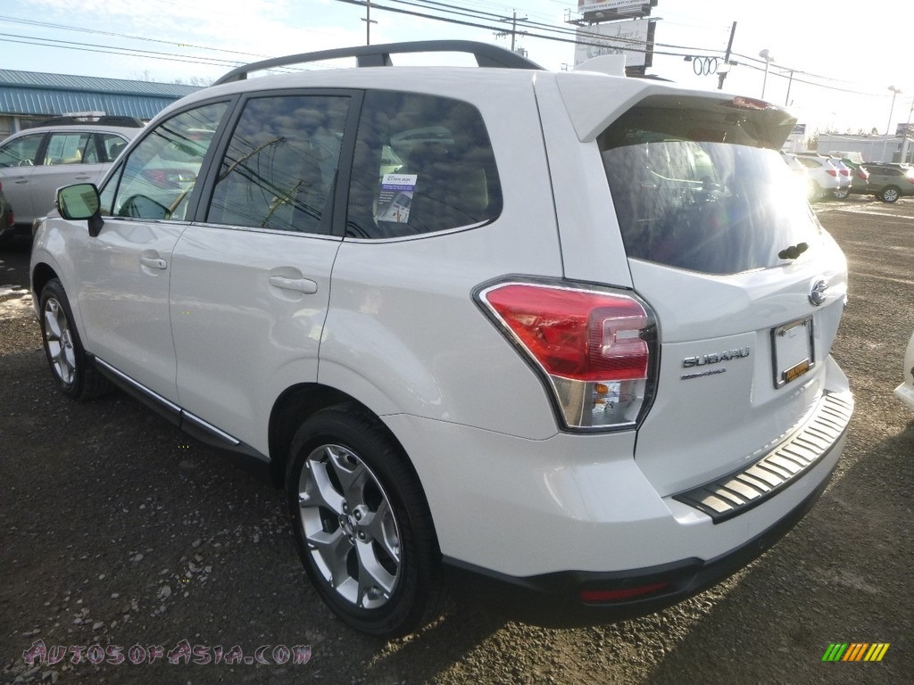 2018 Forester 2.5i Touring - Crystal White Pearl / Black photo #6