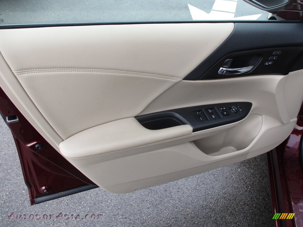 2014 Accord EX-L Sedan - Basque Red Pearl II / Ivory photo #10