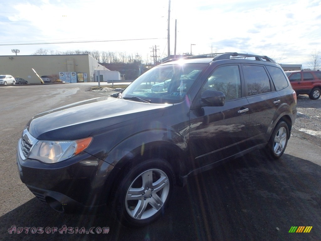 2009 Forester 2.5 X Limited - Obsidian Black Pearl / Platinum photo #1
