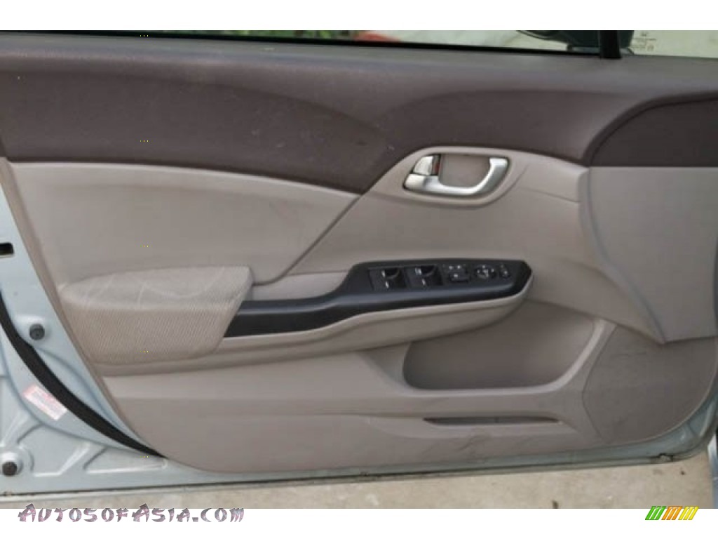 2012 Civic EX Sedan - Alabaster Silver Metallic / Gray photo #20