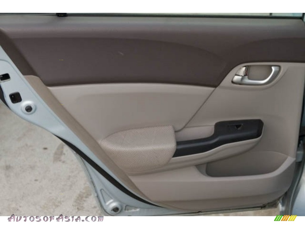 2012 Civic EX Sedan - Alabaster Silver Metallic / Gray photo #21