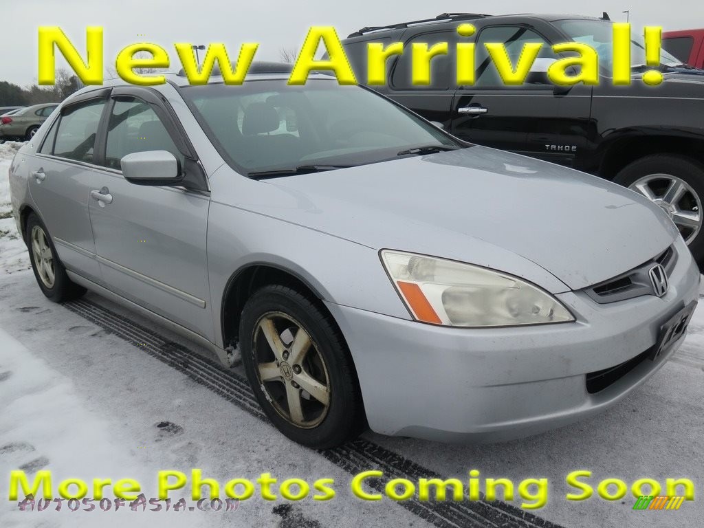 2003 Accord EX Sedan - Satin Silver Metallic / Gray photo #1