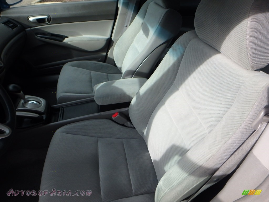 2009 Civic LX Sedan - Atomic Blue Metallic / Gray photo #15