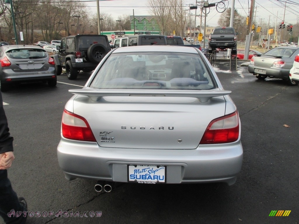 2003 Impreza WRX Sedan - Platinum Silver Metallic / Black photo #7