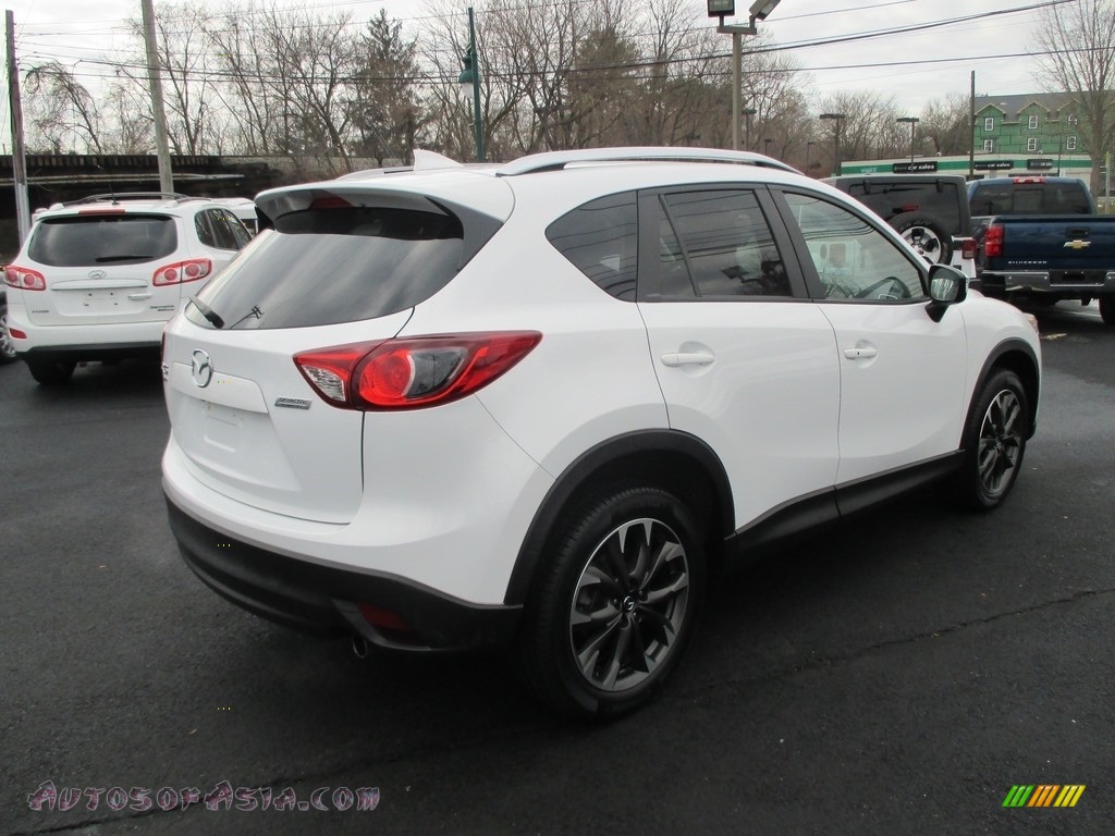 2016 CX-5 Grand Touring AWD - Crystal White Pearl Mica / Parchment photo #6