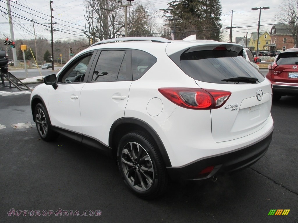 2016 CX-5 Grand Touring AWD - Crystal White Pearl Mica / Parchment photo #8