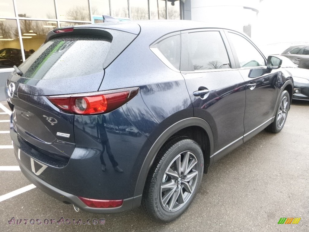 2018 CX-5 Touring AWD - Deep Crystal Blue Mica / Parchment photo #2