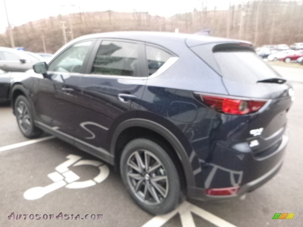 2018 CX-5 Touring AWD - Deep Crystal Blue Mica / Parchment photo #6