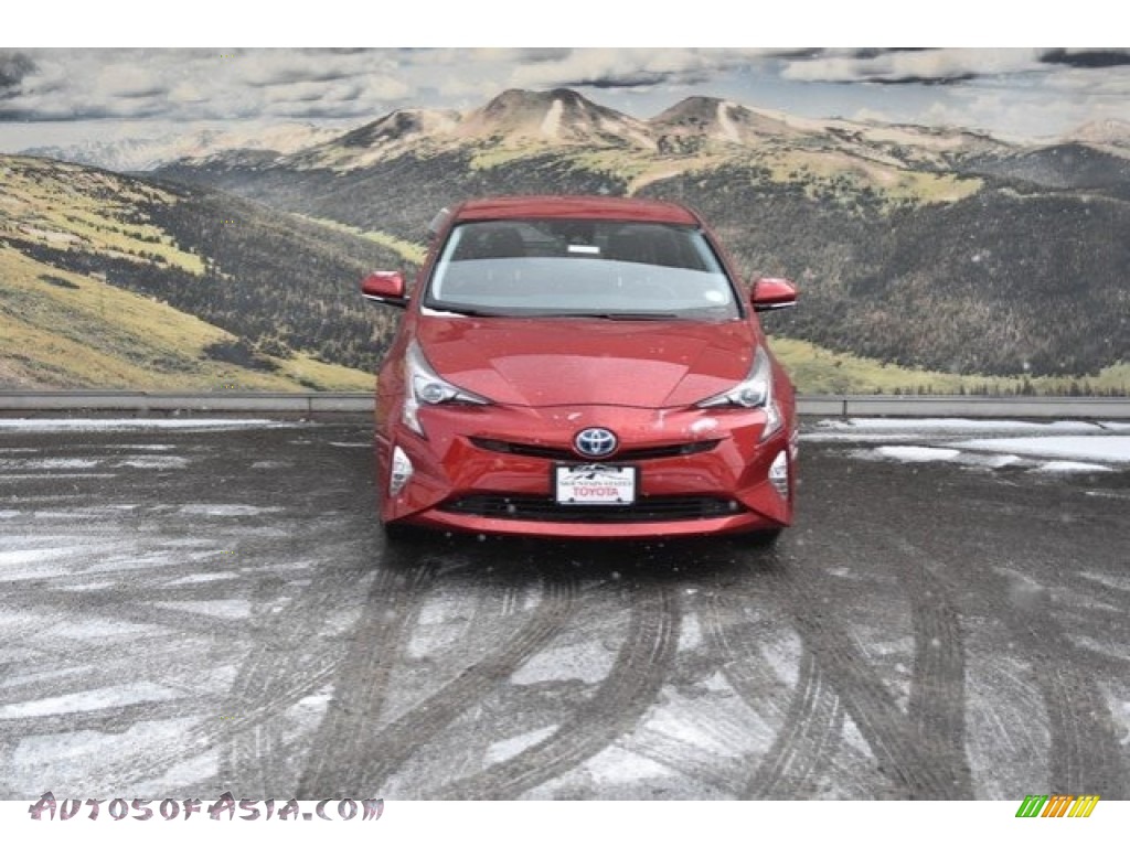2018 Prius Four Touring - Hypersonic Red / Black photo #2