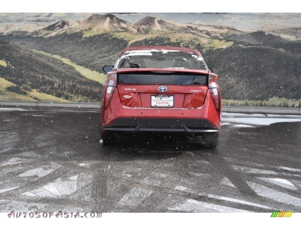2018 Prius Four Touring - Hypersonic Red / Black photo #4