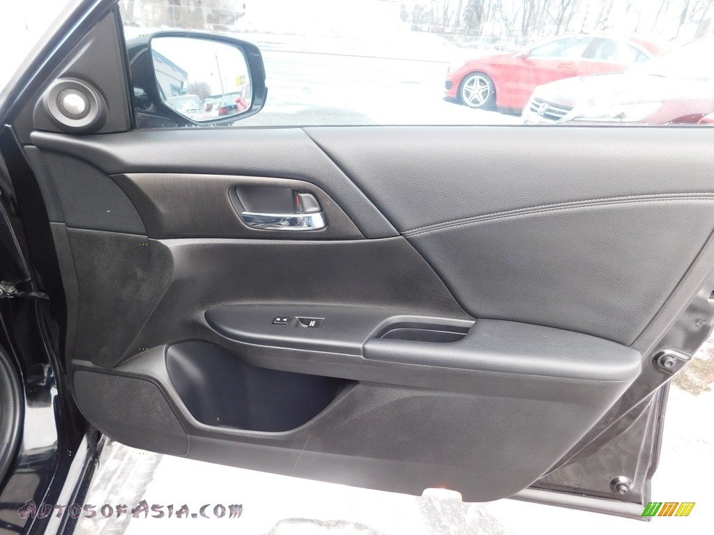 2013 Accord EX-L V6 Sedan - Crystal Black Pearl / Black photo #16