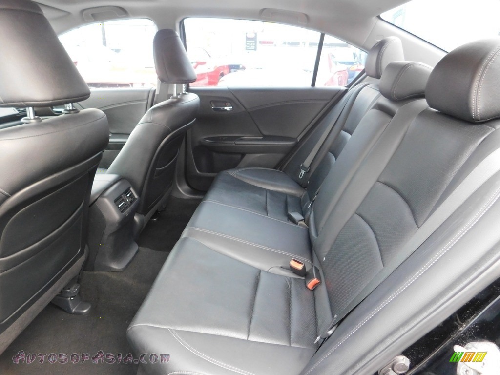 2013 Accord EX-L V6 Sedan - Crystal Black Pearl / Black photo #21