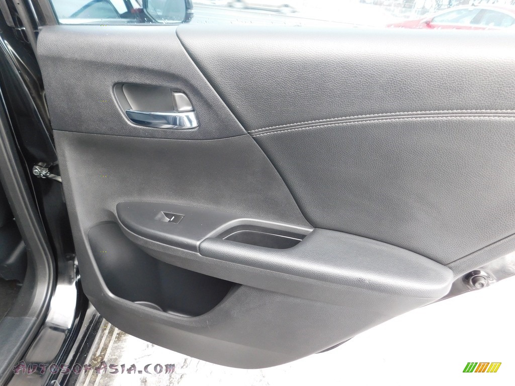 2013 Accord EX-L V6 Sedan - Crystal Black Pearl / Black photo #22