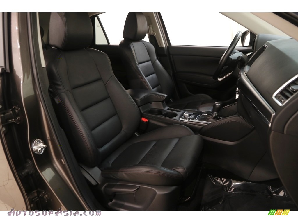 2016 CX-5 Grand Touring AWD - Titanium Flash Mica / Black photo #15