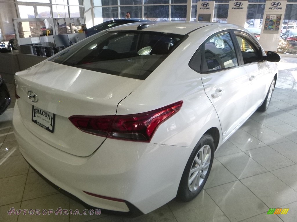 2018 Accent SEL - Frost White Pearl / Black photo #2