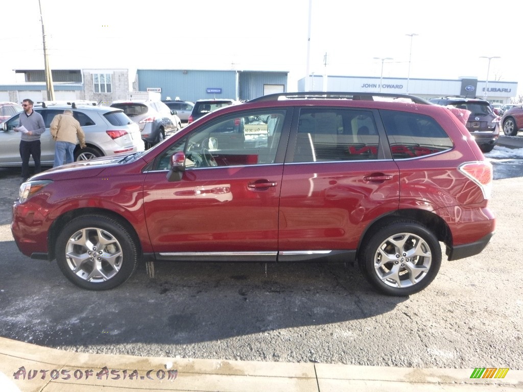 2017 Forester 2.5i Touring - Venetian Red Pearl / Black photo #7