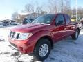 Nissan Frontier SV King Cab 4x4 Lava Red photo #6
