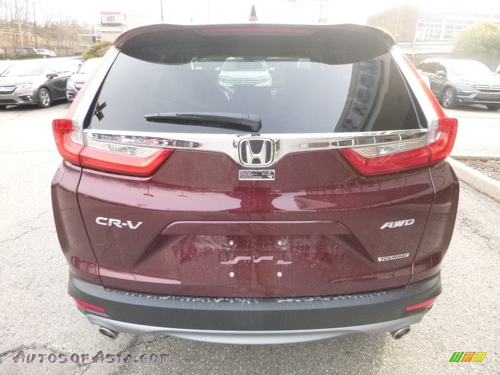2018 CR-V Touring AWD - Basque Red Pearl II / Gray photo #3