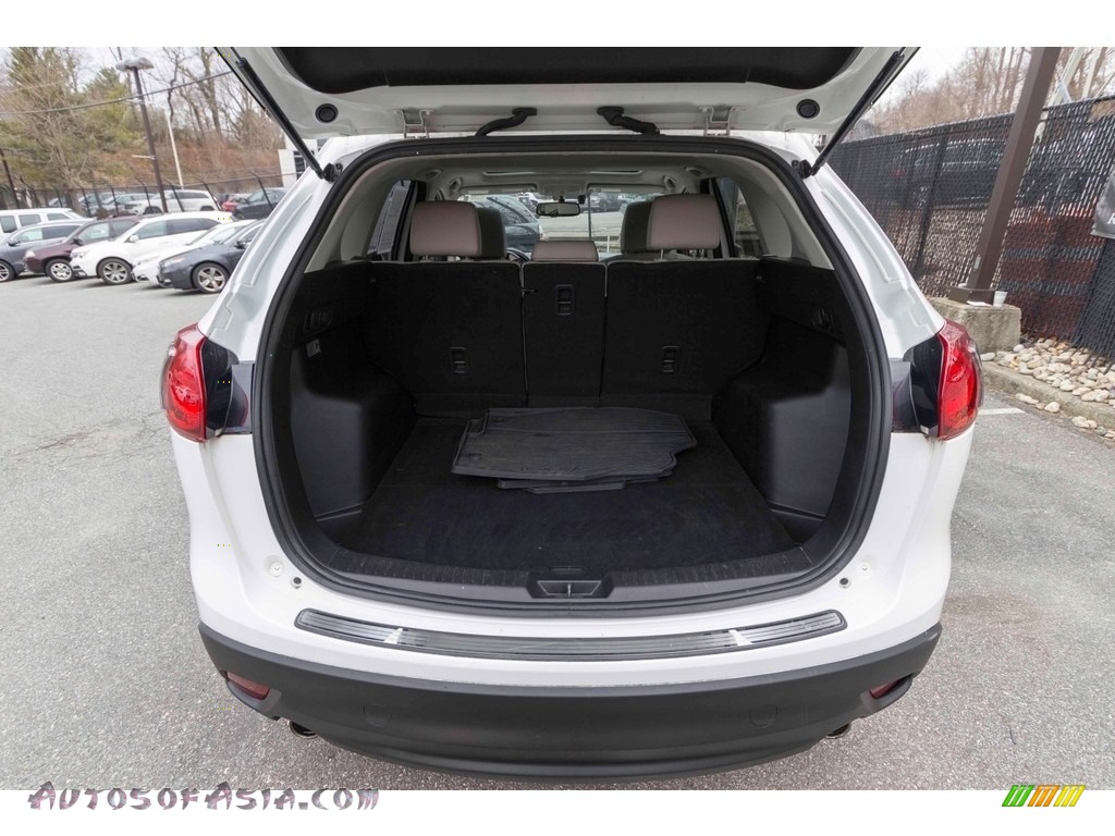 2013 CX-5 Grand Touring AWD - Crystal White Pearl Mica / Sand photo #6
