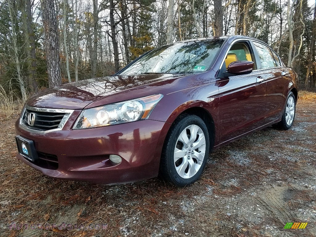 Basque Red Pearl / Ivory Honda Accord EX-L V6 Sedan