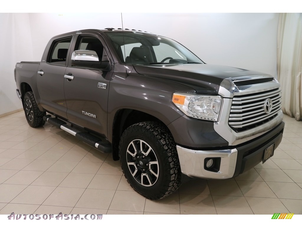 Magnetic Gray Metallic / Black Toyota Tundra Limited CrewMax 4x4